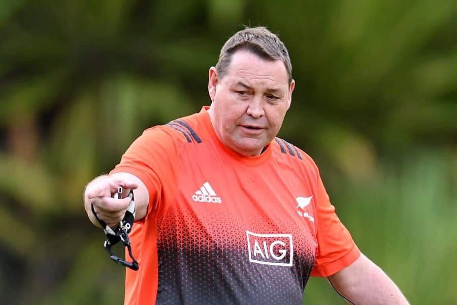 Steve Hansen All Blacks Training