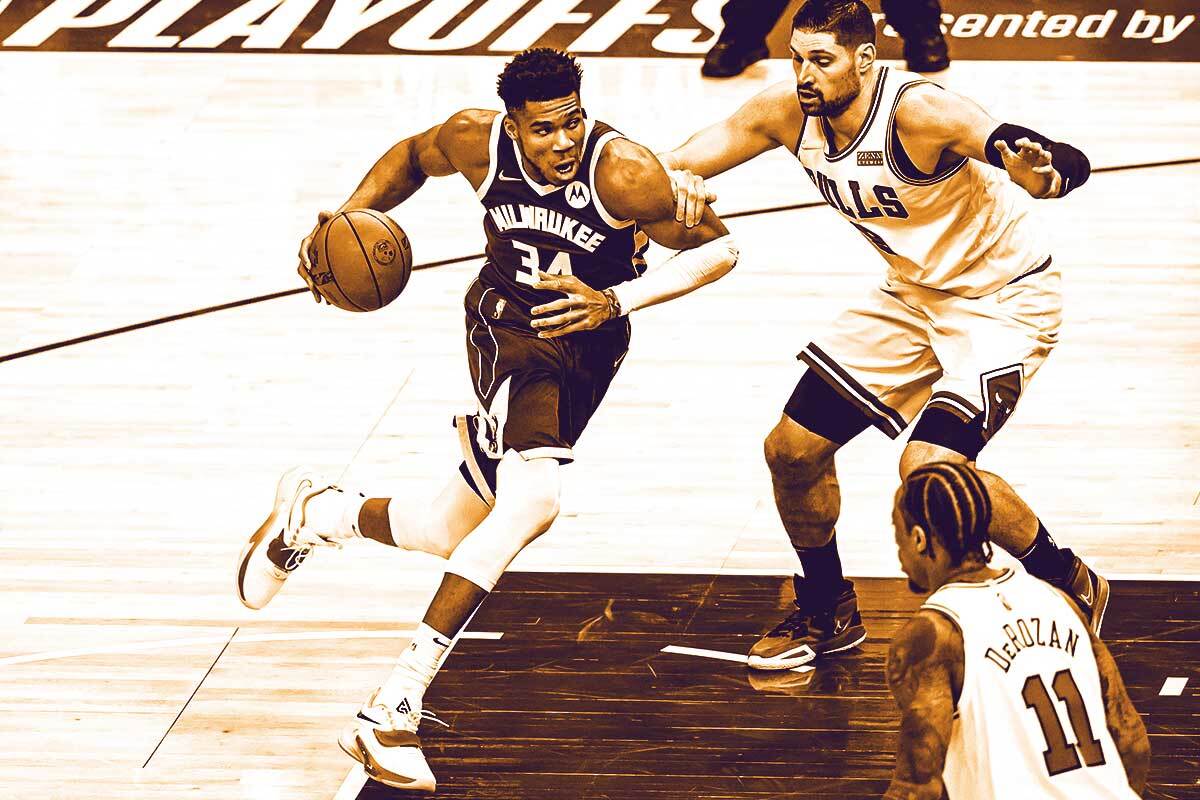 Giannis Antetokounmpo & Nikola Vucevic