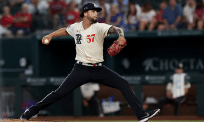 Texas Rangers relief pitcher Yerry Rodriguez